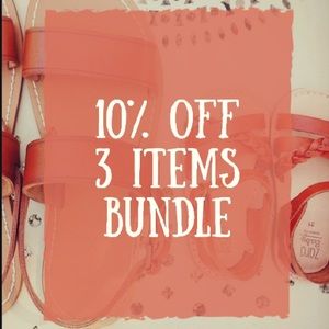10% off 3 items!